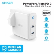 Wall Charger Anker PowerPort Atom PD 2 60W - A2029