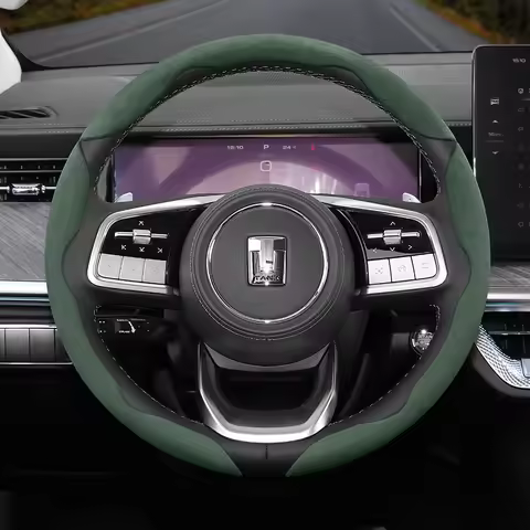 Suitable for Tank Anti-Slip Buckle Segmented Suede Steering Wheel Cover Suitable for 300 400 500 700