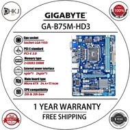 Used GIGABYTE GA-B75M-HD3 Desktop Motherboard B75 Socket LGA 1155 DDR3 16G M-ATX Original Mainboard