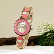 Jam Tangan Wanita Gelang Rantai Stainless Mewah Jam Analoq Fashion