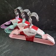 GANTUNGAN BAJU COATING HANGER MAKAPAL 10 PCS / HANGER STAINLESS TEBAL