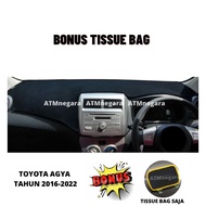 COVER DASHBOARD PREMIUM AGYA Tahun 2013-2022 Aksesoris Alas Pelindung Dasbor Mobil