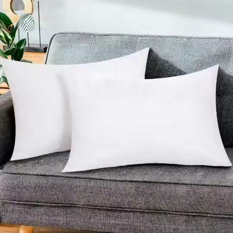 1/2Pcs Throw Pillow Insert 30x50cm 45x45cm 50x50cm Rectangle Cushion Inner Soft Fluffy Plump Stuffer