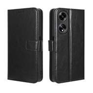 OPPO A98 5G Case Flip Phone Holder Stand Case OPPO A98 5G OPPOA98 Casing Wallet PU Leather Back Cove