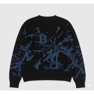 Abstract Bitcoin eikon Premium Crewneck Knit Sweater ALL SIZES | Unisex Over Size | Knitwear