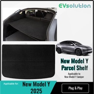 ( READY STOCK) BCS Trunk Cargo Cover For Tesla Model Y Juniper 2025 Trunk Retractable Parcel Shelf C