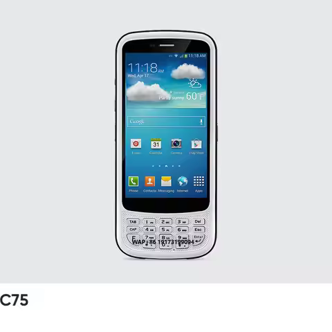 C75 Android 11 Handheld PDA Rugged Mobile Terminal with 58mm Thermal Printer & 2D Barcode Scanner CP