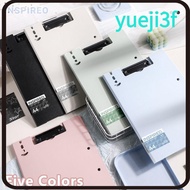 YUEJI A4 Clipboard Folder, Double Clips Waterproof File Folder, Portable Multi-functional 360° Rotat