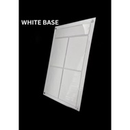 Acrylic Elevator Notice Board frame with multiple pocket