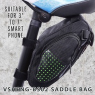 🔥Ready Stock🔥BS02 SADDLE BAG FOR 3" to 7"SMART PHONE Mountain Bikes Road Bike Saddle Waterproof RB M