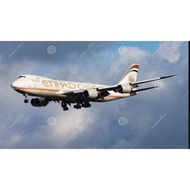 Aeroplane Toy Boeing747 Plane Electric Toy Flash Lights realistic Engine sounds, rotate, runs on gro