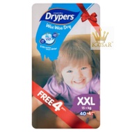 DRYPERS WEE WEE DRY XXL 40PCS