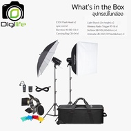 Godox Studio Flash E300-F SET ชุดไฟสตูดิโอ 300W 5600K - รับประกันศูนย์ Godox Thailand 3ปี / Digilife