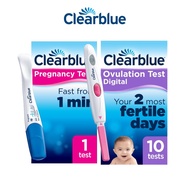 [Conceiving Starter Kit] Clearblue Pregnancy Test, Rapid Detection, 1 & Digital Ovulation Test, 10 T