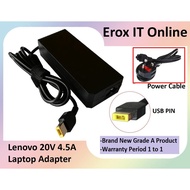 Replacement Laptop Adapter Lenovo G405 G710 Y40-80 T460s S431  Lenovo 20v 4.5a [90W] USB Adapter