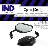 Spion-Sepion-Kaca-Mirror-Cermin Mini-Kecil Kiri-Kanan Set Yamaha Jupiter Z FI-F1 & Mio-J-M3-Z-S & So