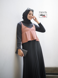 Blouse Atasan Wanita Rompi Rample Baju Wanita Waffle Uniqlo Bahan Waffle Knit Premium Viral Baju Ata