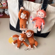 Curious George-keychain Monkey Adventure plush universal Collectibles Decoration