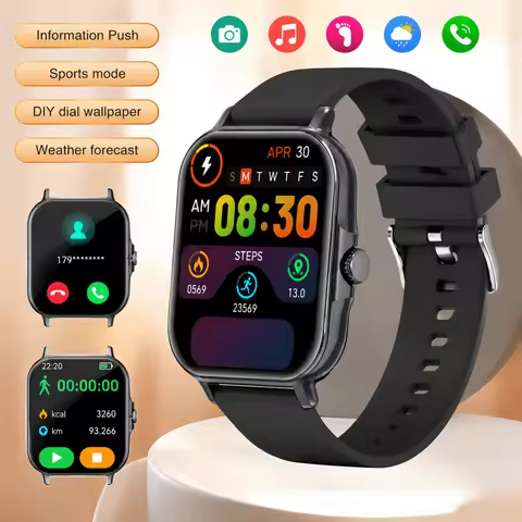 New Smart Watch ,Unisex ,Full Touch Screen, Wireless Call SMS | Multiple Sports Mode, Music Player, 