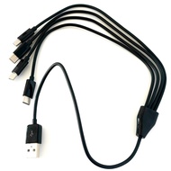 USB C Charging Cable 4 in 1 Type C Splitter 50cm for Multiple Devices Fast Charging Cord