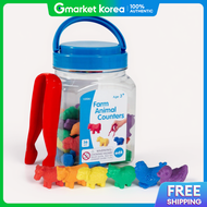 EDX Counting - Farm Animals 36 Pieces 13204J Basic Number Educational