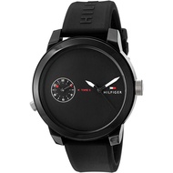 Tommy Hilfiger Men Sport Black Dial Silicon Watch 1791326 Jam Tangan Lelaki