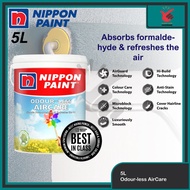 5L Nippon Paint Odourless Air Care Cat Dinding Dalam Rumah Cat Nippon Paint Dinding Dalaman Nippon P