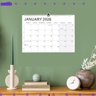 WATTLE 2026 Calendar, Jan. 2026 - Jun. 2027 Thick Paper Wall Calendar,  with Hook Holidays Marked Co
