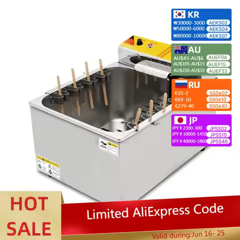 12L Large Capacity Commercial Automatic Cheese Hot dog Sticks Fryer Electric Deep Hot Corn Dog Fryer