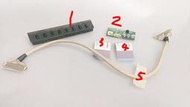 5片一組【 原廠專用 按鍵板 遙控接收板 屏線 】  32LC4D  LG 樂金