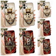 For Motorola Moto G14 Casing XT2341-4 Luxury Crown Letters Soft Black Silicone TPU Shockproof Cover 