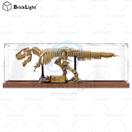 BrickLight™organizer display Case for Lego 76968 Dinosaur Fossil: Tyrannosaurus Rex Acrylic Display 