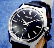 GRAND SEIKO HI-BEAT 4520-8000 鋼 黑色錶盤 男士