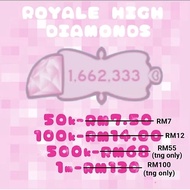 Cheap Royale High Diamonds [50k,100k]