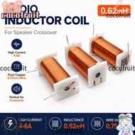 COCOFRUIT Speaker Crossover Inductor Coil, Pure Copper 0.62MH Audio Inductor Coil, 0.75mm 4-6A Induc
