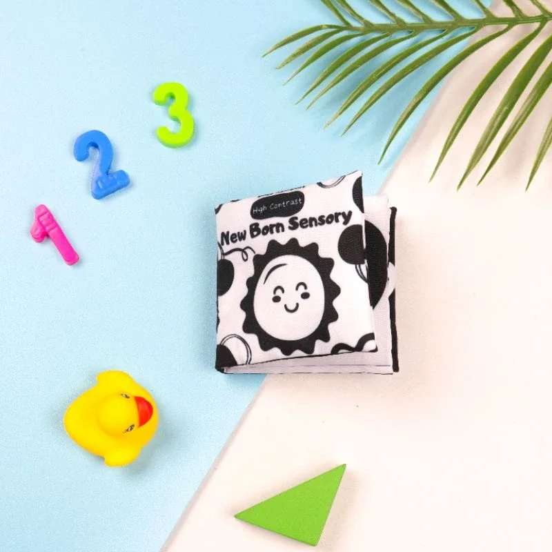 Soft Book Mini NewBorn Sensory Bunyi kresek kresek Bayi dan Balita