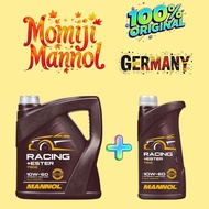 Mannol Racing 4 + 1 Liter ( Total 5 Liter ) 10W60 Engine Oil / No Pos Sabah Sarawak