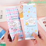 JENNIFERDZ Pencil Bag Anime Cute Kuromi Doraemon Cinnamoroll Student Pencil Cases