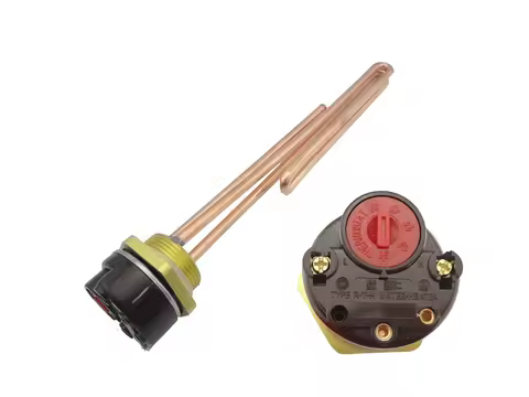 1 pcs of 1500W 1.25" (BSP, DN32) 110V Electrical immersion element booster, with thermostat