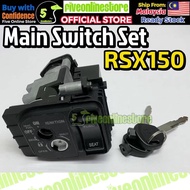 Main Switch Set Honda RSX150 RSX High Quality Main Switch Key Set Kunci Key