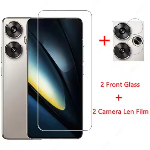 Glass for Xiaomi Poco F6 Tempered Glass for Xiaomi Poco F6 Glass Film Phone Screen Protector Camera 