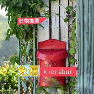 7折特價信箱 美式鄉村壁掛郵箱復古做舊信箱墻面裝飾意見箱花園壁面雜貨    