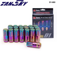D1spec jdm Light Weight Aluminum Wheel Racing Lug Nuts M12X1.25 / M12X1.5,L : 52mm 20pcs/set Univers