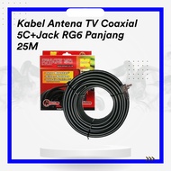 Coaxial TV Antenna Cable 5C+ Jack RG6 Length 20M