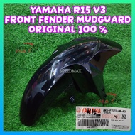 YAMAHA R15 V3 FRONT FENDER MUDGUARD MAGAT DEPAN ORIGINAL 100 % [ BK6-F1511-00-P3 ] - SMX HITAM