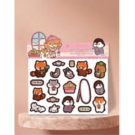 6 in 1 stickers with diverse images,...