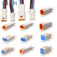 XIANEE Automotive Waterproof Cable Connector, JWPF-VSLE-S 2 3 4 6 8 pin JST JWPF Male Female Butt Pl