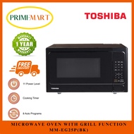 TOSHIBA MM-EG25P(BK) 25L MICROWAVE OVEN WITH GRILL FUNCTION - 1 YEAR WARRANTY