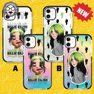 DRCASE Billie Eilish Black Border IMD Soft Case Iphone 6 6s 7 8 Plus X XS XR 11 12 Pro Max Mini SE I