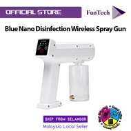 FunTech Wireless Blue Light Nano Mist Spray Gun Atomizer Nano Steam Spray Mist Gun Nano Mist Disinfection Machine